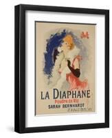 Reproduction of a Poster Advertising "La Diaphane"-Jules Chéret-Framed Giclee Print