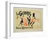 Reproduction of a Poster Advertising "La Gomme," by Felicien Champsaur-Jules Chéret-Framed Giclee Print