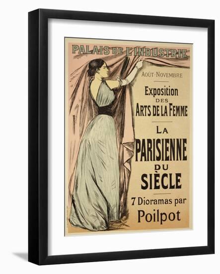 Reproduction of a Poster Advertising "La Parisienne Du Siecle"-Jean Louis Forain-Framed Giclee Print