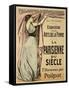 Reproduction of a Poster Advertising "La Parisienne Du Siecle"-Jean Louis Forain-Framed Stretched Canvas