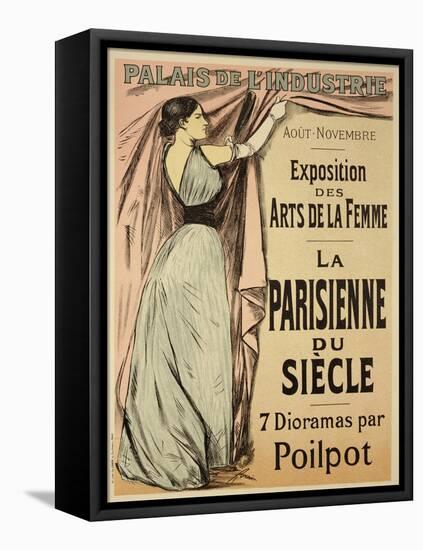 Reproduction of a Poster Advertising "La Parisienne Du Siecle"-Jean Louis Forain-Framed Stretched Canvas