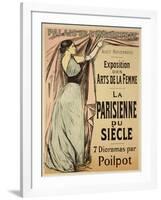 Reproduction of a Poster Advertising "La Parisienne Du Siecle"-Jean Louis Forain-Framed Giclee Print