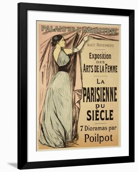 Reproduction of a Poster Advertising "La Parisienne Du Siecle"-Jean Louis Forain-Framed Giclee Print