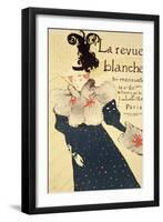 Reproduction of a Poster Advertising "La Revue Blanche", 1895-Henri de Toulouse-Lautrec-Framed Giclee Print