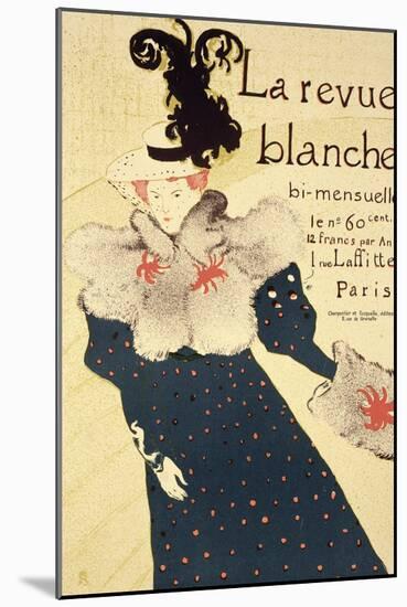 Reproduction of a Poster Advertising "La Revue Blanche", 1895-Henri de Toulouse-Lautrec-Mounted Giclee Print