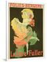 Reproduction of a Poster Advertising "Loie Fuller" at the Folies-Bergere, 1893-Jules Chéret-Framed Giclee Print