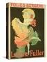 Reproduction of a Poster Advertising "Loie Fuller" at the Folies-Bergere, 1893-Jules Chéret-Stretched Canvas