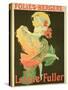 Reproduction of a Poster Advertising "Loie Fuller" at the Folies-Bergere, 1893-Jules Chéret-Stretched Canvas