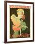 Reproduction of a Poster Advertising "Loie Fuller" at the Folies-Bergere, 1893-Jules Chéret-Framed Giclee Print