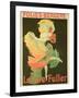 Reproduction of a Poster Advertising "Loie Fuller" at the Folies-Bergere, 1893-Jules Chéret-Framed Giclee Print