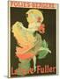 Reproduction of a Poster Advertising "Loie Fuller" at the Folies-Bergere, 1893-Jules Chéret-Mounted Giclee Print