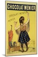 Reproduction of a Poster Advertising "Menier" Chocolate, 1893-Firmin Etienne Bouisset-Mounted Giclee Print