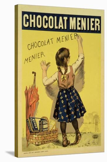 Reproduction of a Poster Advertising "Menier" Chocolate, 1893-Firmin Etienne Bouisset-Stretched Canvas