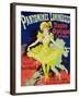 Reproduction of a Poster Advertising "Pantomimes Lumineuses" at the Musee Grevin, 1892-Jules Chéret-Framed Giclee Print