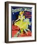 Reproduction of a Poster Advertising "Pantomimes Lumineuses" at the Musee Grevin, 1892-Jules Chéret-Framed Premium Giclee Print