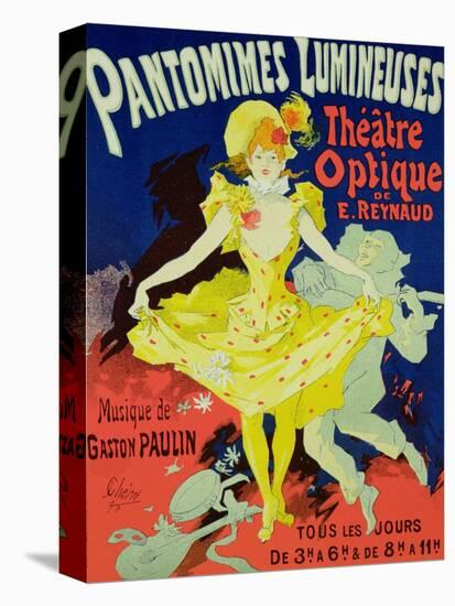 Reproduction of a Poster Advertising "Pantomimes Lumineuses" at the Musee Grevin, 1892-Jules Chéret-Stretched Canvas