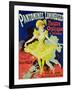 Reproduction of a Poster Advertising "Pantomimes Lumineuses" at the Musee Grevin, 1892-Jules Chéret-Framed Giclee Print