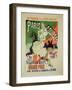 Reproduction of a Poster Advertising "Paris Courses"-Jules Chéret-Framed Giclee Print