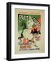 Reproduction of a Poster Advertising "Paris Courses"-Jules Chéret-Framed Giclee Print