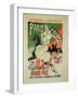 Reproduction of a Poster Advertising "Paris Courses"-Jules Chéret-Framed Giclee Print