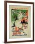 Reproduction of a Poster Advertising "Paris Courses"-Jules Chéret-Framed Giclee Print