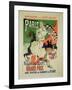 Reproduction of a Poster Advertising "Paris Courses"-Jules Chéret-Framed Giclee Print