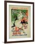 Reproduction of a Poster Advertising "Paris Courses"-Jules Chéret-Framed Premium Giclee Print