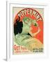 Reproduction of a Poster Advertising "Pippermint," 1899-Jules Chéret-Framed Giclee Print