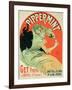 Reproduction of a Poster Advertising "Pippermint," 1899-Jules Chéret-Framed Giclee Print