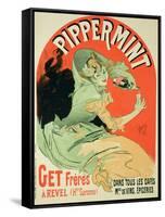 Reproduction of a Poster Advertising "Pippermint," 1899-Jules Chéret-Framed Stretched Canvas