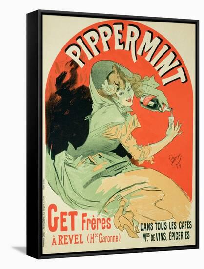 Reproduction of a Poster Advertising "Pippermint," 1899-Jules Chéret-Framed Stretched Canvas