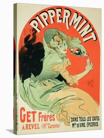 Reproduction of a Poster Advertising "Pippermint," 1899-Jules Chéret-Stretched Canvas