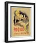Reproduction of a Poster Advertising "Punch Grassot," 1895-Jules Chéret-Framed Giclee Print