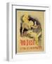 Reproduction of a Poster Advertising "Punch Grassot," 1895-Jules Chéret-Framed Giclee Print