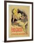 Reproduction of a Poster Advertising "Punch Grassot," 1895-Jules Chéret-Framed Giclee Print