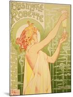 Reproduction of a Poster Advertising 'Robette Absinthe', 1896-Privat Livemont-Mounted Giclee Print