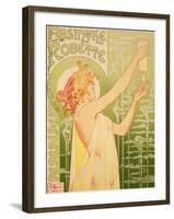 Reproduction of a Poster Advertising 'Robette Absinthe', 1896-Privat Livemont-Framed Giclee Print