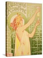 Reproduction of a Poster Advertising 'Robette Absinthe', 1896-Privat Livemont-Stretched Canvas