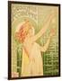 Reproduction of a Poster Advertising 'Robette Absinthe', 1896-Privat Livemont-Framed Giclee Print