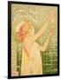 Reproduction of a Poster Advertising 'Robette Absinthe', 1896-Privat Livemont-Framed Giclee Print