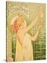 Reproduction of a Poster Advertising 'Robette Absinthe', 1896-Privat Livemont-Stretched Canvas