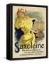 Reproduction of a Poster Advertising "Saxoleine," Safe Parrafin Oil, 1896-Jules Chéret-Framed Stretched Canvas