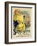 Reproduction of a Poster Advertising "Saxoleine," Safe Parrafin Oil, 1896-Jules Chéret-Framed Giclee Print