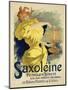 Reproduction of a Poster Advertising "Saxoleine," Safe Parrafin Oil, 1896-Jules Chéret-Mounted Giclee Print