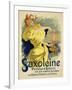 Reproduction of a Poster Advertising "Saxoleine," Safe Parrafin Oil, 1896-Jules Chéret-Framed Giclee Print