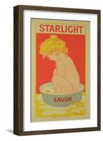 Reproduction of a Poster Advertising "Starlight Soap," 1899-Henri Georges Jean Isidore Meunier-Framed Giclee Print