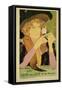 Reproduction of a Poster Advertising the '5th Exhibition of the Salon Des Cents'-Georges de Feure-Framed Stretched Canvas