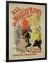 Reproduction of a Poster Advertising the "Bal Au Moulin Rouge," 1889-Jules Chéret-Framed Giclee Print