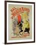 Reproduction of a Poster Advertising the "Bal Au Moulin Rouge," 1889-Jules Chéret-Framed Giclee Print