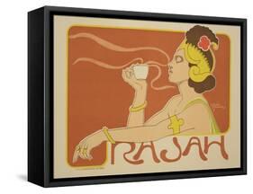 Reproduction of a Poster Advertising the "Cafe Rajah," 1897-Henri Georges Jean Isidore Meunier-Framed Stretched Canvas